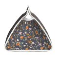 thumbnail image 3 of Lsque Wildflowers Printed Long Tissue Box Cover Holder, Facial Paper Organizer Dispenser,Triangle with Bottom Belt, PVC Leather Decorative Organizer, 3 of 9