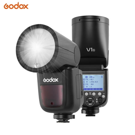 Godox V1S Professional Camera Flash Speedlite Speedlight Round Head Wireless 2.4G Fresnel Zoom for Sony a7RII a7R a58 a99 ILCE6000L a7RIII a7R3 a9
