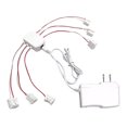 thumbnail image 1 of Fuente De Alimentación De 3 V Y 2 A, Kit De Cableado De Iluminación De 6 Puertos Para Lámparas De Modelismo Ferroviario, 1 of 9