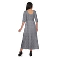 thumbnail image 4 of Moomaya Haut Indien Imprimé Robe Kurti Longue Tunique à Manches 3/4 Robes pour Femmes, 4 of 5