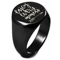 thumbnail image 1 of Sterling Silver Enjoy Every Moment Engraved Round Flat Top Polished Ring, 1 of 1
