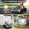thumbnail image 6 of UBesGoo 12V Powered Ride on Car, Licensed Lamborghini Revuelto Electric Ride on Toys for Toddlers Kids, Remote Control, Black, 6 of 9