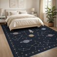 thumbnail image 3 of ODIKA Playroom Educational Featuring Stars Planets Spacecraft Science for King Size Bedroom, Master Suite, Under Bed, Foldable Easy Care, 3 of 7