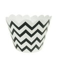 thumbnail image 2 of Wrapables® Standard Size Chevron Cupcake Wrappers (Set of 60), Black, 2 of 4