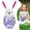 C, variant on garden decor for easter 2026 Easter Inflatable Bunny Egg Decoration 15.7in Easter Egg Yard Decor Colorful Easter Outdoor Ornament & Toy 1pc