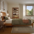 thumbnail image 3 of AFI Valencia Lit Plateforme Traîneau Bas en Bois Massif Simple TG en Toffee Clair, 3 of 13