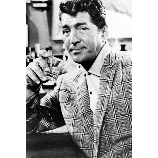 Dean Martin in Kiss Me, Stupid 24x36 Poster classic at bar with drink in hand