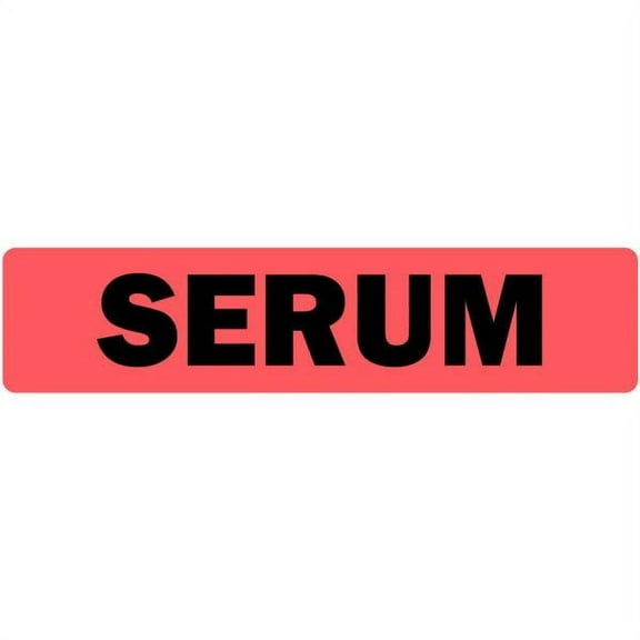 Serum Medical Labels