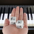 thumbnail image 3 of Juego de Dados Musicales oyeftp Set de Dados de Nota Musical 20mm Clave de Sol y Clave de Fa, 3 of 7