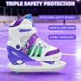 thumbnail image 3 of JZY Comfort Fit Kids Ice Skates with Smooth Gliding Blades,Adjustable for Boys & Girls (Ages 3-12),Perfect for Beginner Skaters Indoors & Outdoors, 3 of 7