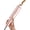 Gold Blush, variant on TYMO CurlPro Plus Automatic Rotating Curling Iron, Long Barrel Curling Wand for Long Hair, Anti-Scald, Tangle-Free, 600M Ionic, Dual Voltage, Gold, 1 Inch