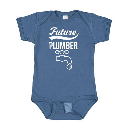 

Inktastic Future Plumber Childs Plumbing Gift Baby Boy or Baby Girl Bodysuit