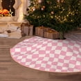 thumbnail image 5 of Sikiie Irregular Plaid Nativity Christmas Tree Skirt, Jesus Christian Winter Holiday Tree Mat Decoration(30-48IN)36", 5 of 6