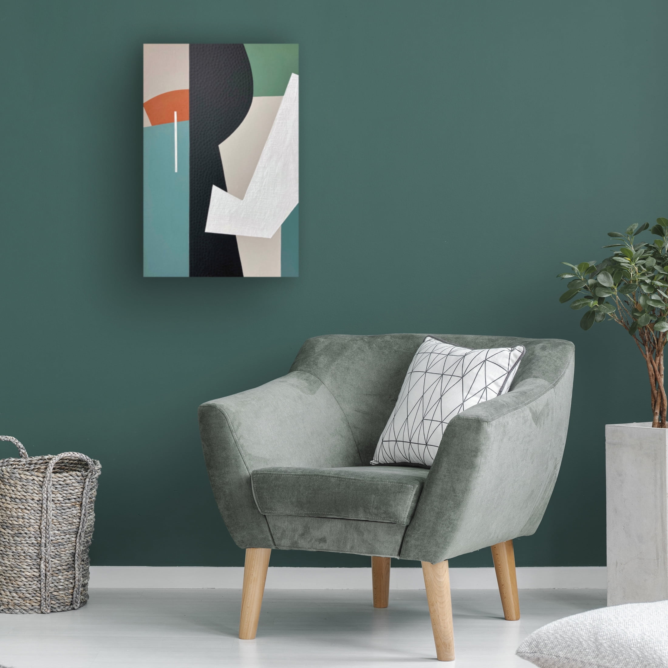 Canvas Wall Art - Sylvie Hamou 'A Matter of Form II' Wall Art for Living Room, Bedroom, or Office Décor by Trademark Fine Art - 22 x 32 Inches