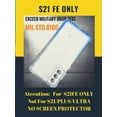 thumbnail image 4 of CaseBorne ArmadilloTek S Compatible with Samsung Galaxy S21 FE 5G Clear Case, Hybrid Hard Back & Soft Edge - Gradient Blue, 4 of 4