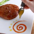 thumbnail image 6 of Cheers.US 4Pcs/Set Professional Small Precision Culinary Drawing Decorating Spoons Set, Multi-use Stainless Steel Chef Culinary Drawing Spoons for Decorative Plates,Cake,Dessert, 6 of 7