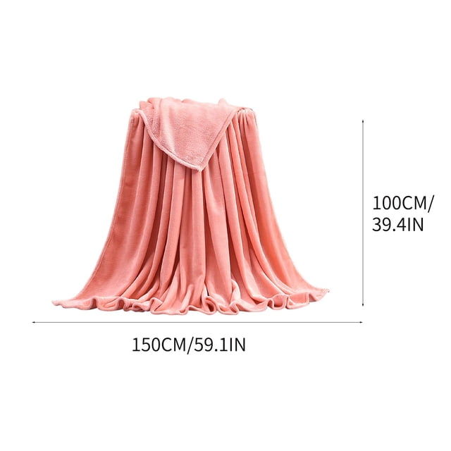 TopLLC Couverture en Molleton Micro Peluche Super Douce et Chaude pour Canapé Lit