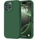 thumbnail image 1 of Funda de Silicona Premium, Forro de Microfibra Suave, para iPhone 16 Pro de 6.3 Pulgadas, Verde, 1 of 7
