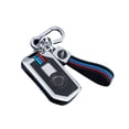 thumbnail image 2 of xinxixnxx Car Key Case Bag Unlocking Keys Holder Waterproof Anti-scratch Remote Shell Lightweight Portable Controller Protector Silver Hand Rope Buckle, 2 of 6