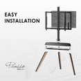 thumbnail image 6 of FITUEYES Design Corner TV Stand for 55 65 70 75 78 Inch TV, Easel TV Stand for Bedroom, Living Room and More, Modern TV Stand with Cable Management, Picasso Series., 6 of 6