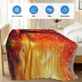 thumbnail image 4 of Fall Thanksgiving Cooling Blanket, Lightweight Breathable Summer Throw Blanket with Double Sided Cold Effect,Red Orange Sunrise Forest Autumn Picnic Beach Blankets Bed Sheet for Hot Sleepers 50"x60", 4 of 8