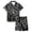 Grey, variant on Weebloom Halloween Girls' Pajama Sets Cute Pumpkin Outfits 2 Piece Set Short Sleeve Button Down Shirt Shorts Casual Elastic Waist Tween Sleepwear Nightwear Pjs Loungewear Orange 12-13 Years