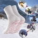 thumbnail image 5 of Ropa de Deporte 2 uds calcetines de salud autocalentables de invierno Unisex medias para aliviar el dolor (blanco), 5 of 5