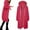 Hot Pink, variant on BUWTTED Womens Hoodies 2025 Zip Up Sweatshirts Oversized Fashion Long Hooded Fall Winter Fleece Jackets with Pockets Beige L