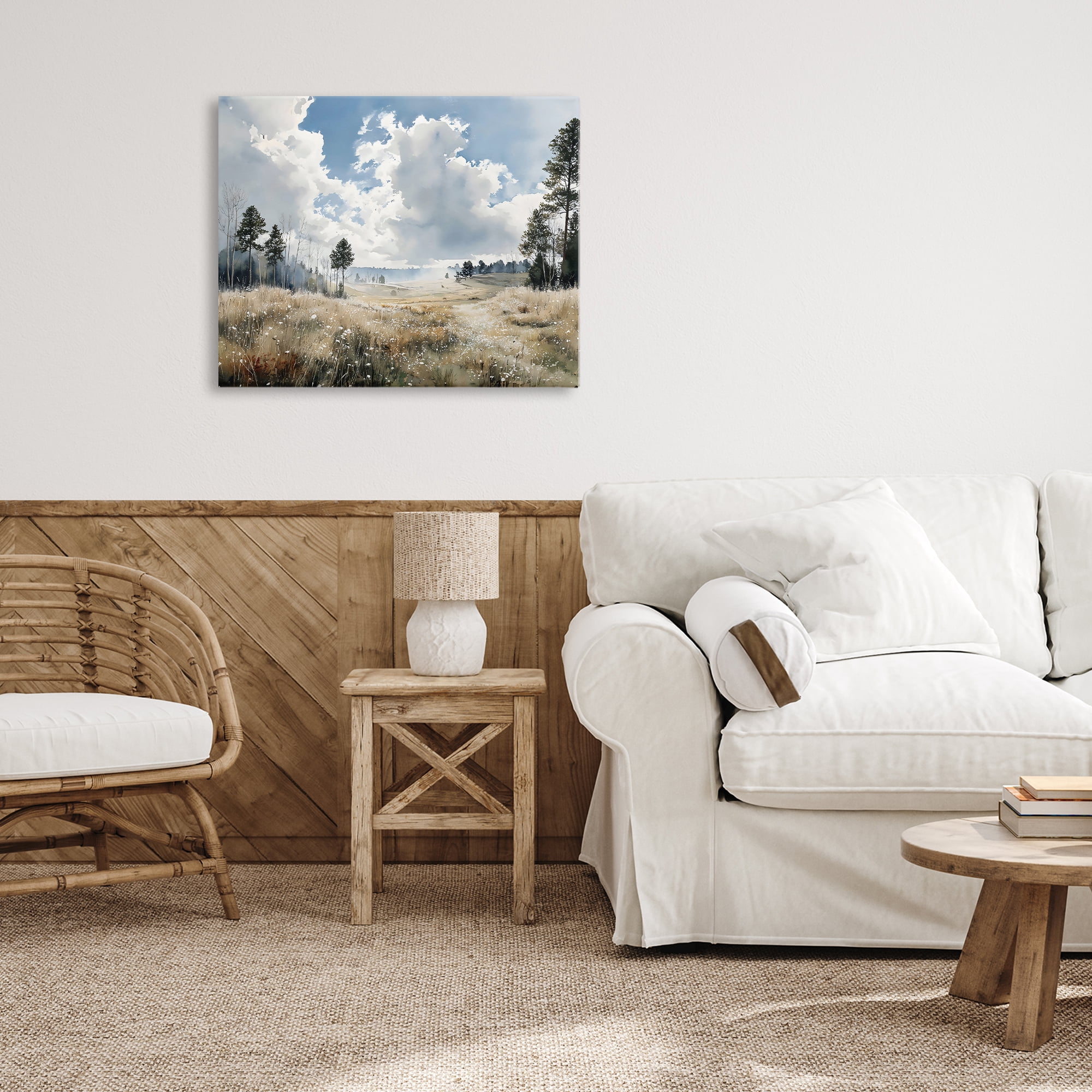 Stupell Industries Blue Kissed Landscape Canvas Wall Art, design by Franklyn Gregory