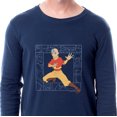 thumbnail image 3 of Avatar: The Last Airbender Aang 2PC Matching Family Long-Sleeve Tight Fit Pajama Set For Adult Kids, 3 of 5