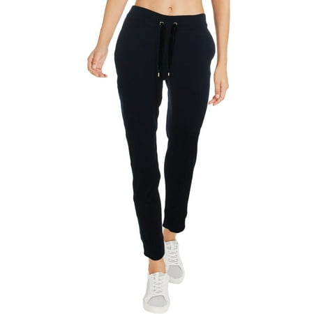 Lauren Ralph Lauren Womens Velvet Trim Draw Strings Sweatpants