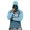 Sky Blue, variant on Men's US 250th Anniversary Hoodie with Built-in Face Mask and Raglan Sleeves Featuring Patriotic Graphic for Independence Day Celebration Fishing Hiking or Outdoor Work Blue L