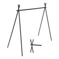 thumbnail image 1 of Trípode para acampar estante de secado portátil a prueba de polvo de uso amplio soporte ligero para parrilla de fogata de aleación de aluminio con bolsa de almacenamiento para ANGGREK Otros, 1 of 8
