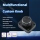 thumbnail image 4 of Controlador de Volumen Inalámbrico con una Sola Perilla y 3 Modos USB/2.4G/Bluetooth, Miniteclado con Cable de 2,4 G y Acceso Directo A Bluetooth, Color Negro, 4 of 5