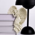 thumbnail image 3 of Yucurem 3D Angel Door Frame Decor Sculpture, Corner Angel with Wings Wall Decor, Resin Wall Crafts Statue for Home Living Room Bedroom Decoration (Right), 3 of 6