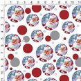 thumbnail image 2 of Christmas Holiday Santa Catching Snowflakes Premium Gift Wrap Wrapping Paper Roll, 2 of 5