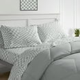 thumbnail image 3 of Bco Home 5 Pieces Ensemble de lit Rafraîchissant Gris Double, 3 of 8