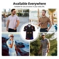 thumbnail image 6 of Lsque Five Nights At Freddy'S Pattern Golf Shirts for Men Dry Fit Print Moisture Wicking Performance Short Sleeve Polo Shirt-Medium, 6 of 7