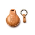 thumbnail image 1 of Kenally Funda de cuero para llave de coche, soporte de piel de vaca, costura delicada de alta precisión, reemplazo de cubierta de moda Type2 NO2, 1 of 6