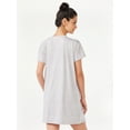 thumbnail image 4 of Joyspun Women's Print Sleepshirt with Pockets, Sizes S/M to 2X/3X, 4 of 6