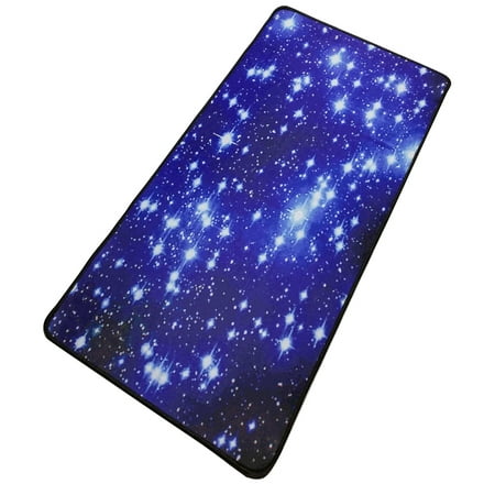 Mouse Pad Starry Sky Picture Locking Edge Large Anti-Slip Gaming Mouse Mat for PC Computer Laptop