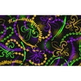 thumbnail image 7 of Honeii Neon Mardi Gras Print Canvas College Laptop Backpack, Durable Rucksack Travel Notebook Bag School Backpack Book Bag for Men Women-Medium, 7 of 7