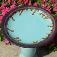 thumbnail image 5 of Hi-Line Gift Ltd. Ceramic Birdbath - Tranquil Blue Oasis, 5 of 6