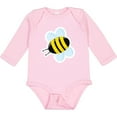 thumbnail image 3 of Inktastic Bumble Bee Boys or Girls Long Sleeve Baby Bodysuit, 3 of 5
