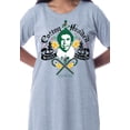 thumbnail image 3 of Elf The Movie Womens' Buddy Cotton-Headed Nightgown Sleep Pajama, 3 of 5