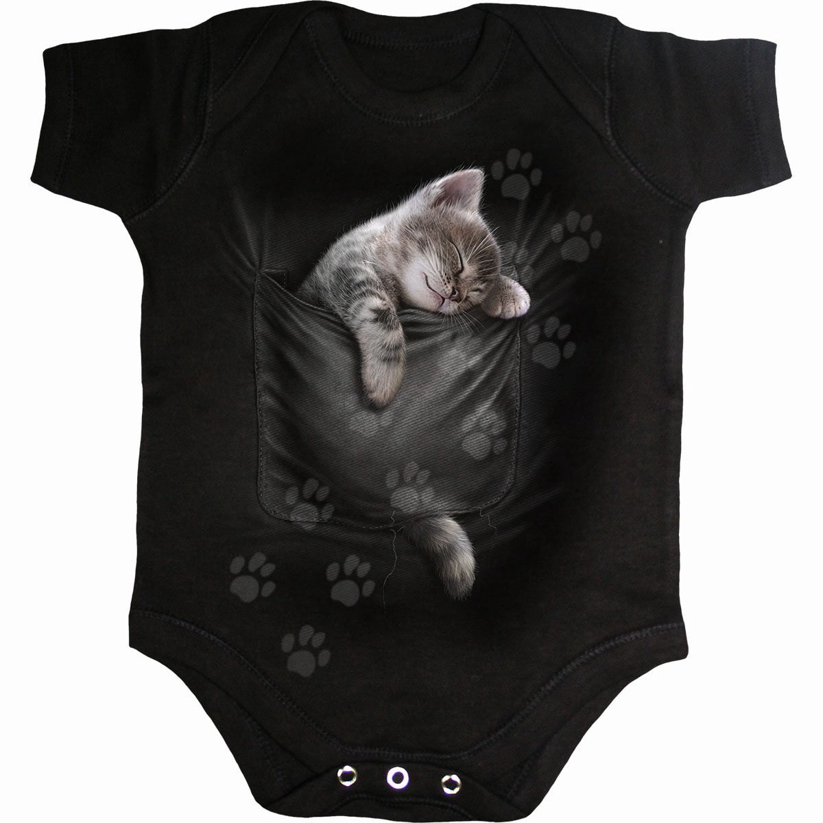 cat baby sleepsuit