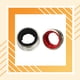 thumbnail image 5 of Matsuzay Anillo de goteo para botella de vino, portátil, lavable, no tejido, Color sólido, anillos universales para restaurante, accesorios Cocina y Comedor Rojo, 5 of 6
