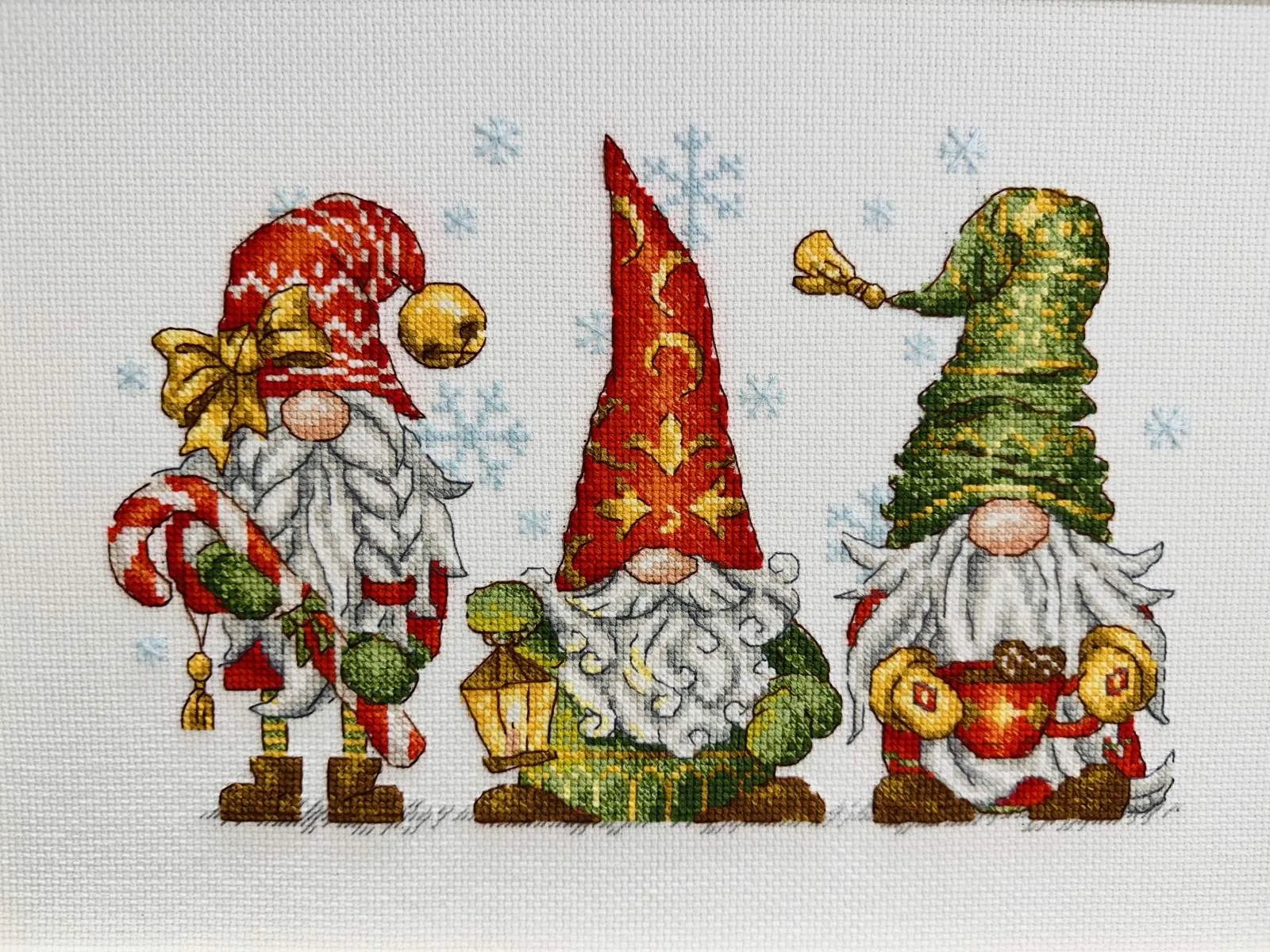 RIOLIS Counted Cross Stitch Kit 11.75"X8.25"-Jolly Gnomes