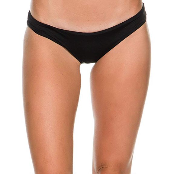LSpace Women's Sandy Classic Bikini Bottom, Black, Small