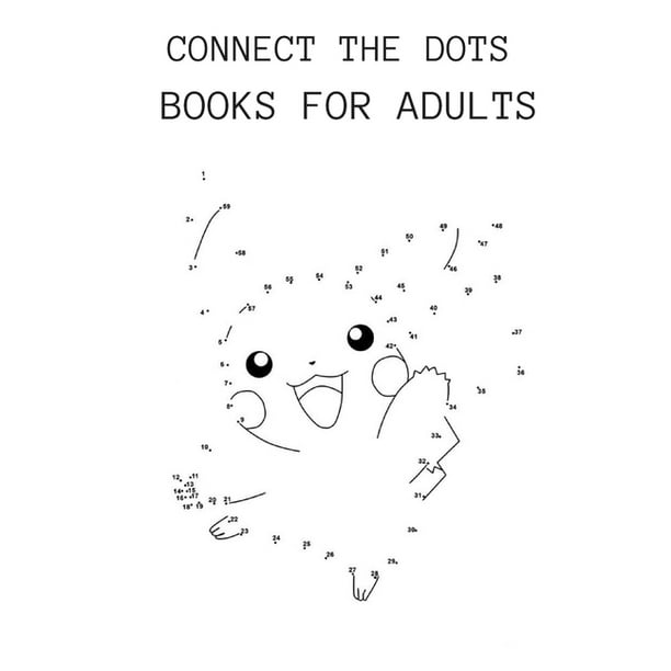 Connect The Dots Books For Adults Large Print Dot To Dot Books For Adults Spiral Bound Paperback Walmart Com